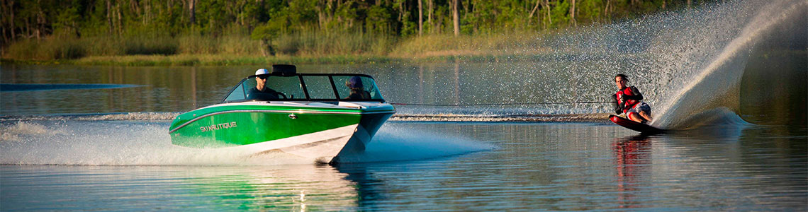 Guy Water Skiing